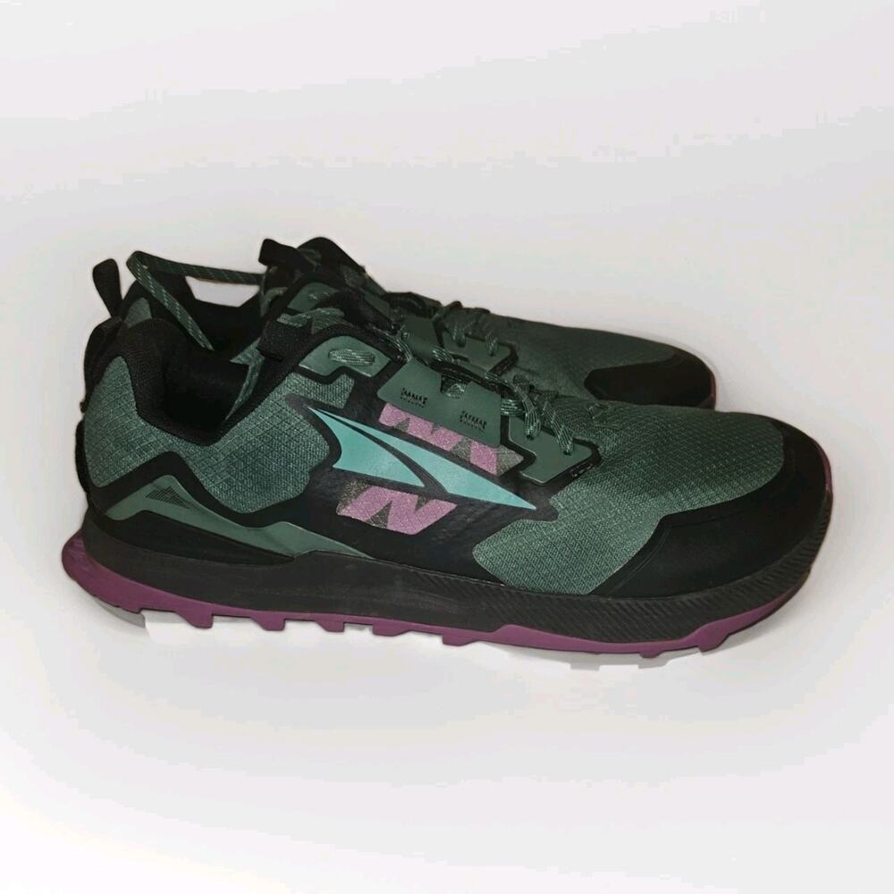 Altra Lone Peak 7 Green Teal Trail Running Hiking Shoes AL0A7R6H008 Mens Size 12 - Picture 2 of 8